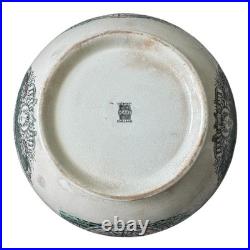 Antique Adams Pottery Maritime Transferware Punch Bowl Mariner's Compass