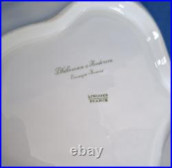 Antique Blakeman & Henderson Limoges Art Nouveau Bowl With Irises & Lotus 9 EUC
