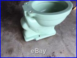 Antique CRANE Pale Jade Toilet Bowl (ONLY) Vintage