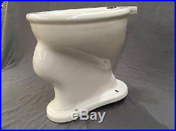Antique Ceramic Trenton Vitreous China Toilet Bowl Decorative Eagle Vtg 575-17E