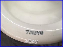 Antique Ceramic White Porcelain Vitreous China Toilet Bowl Vtg Plumbing 744-17E