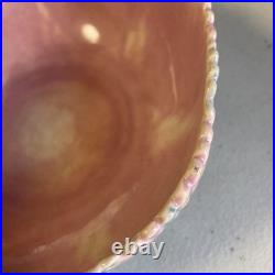 Antique Etruscan SHELL & SEAWEED Majolica Bowl By Griffin Smith & Hill 8.25 Lg