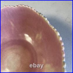 Antique Etruscan SHELL & SEAWEED Majolica Bowl By Griffin Smith & Hill 8.25 Lg
