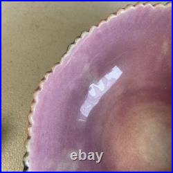 Antique Etruscan SHELL & SEAWEED Majolica Bowl By Griffin Smith & Hill 8.25 Lg