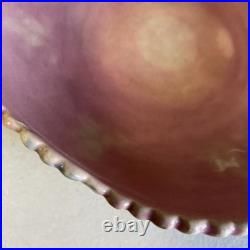 Antique Etruscan SHELL & SEAWEED Majolica Bowl By Griffin Smith & Hill 8.25 Lg