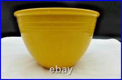 Antique Homer Laughlin Fiesta Ware Yellow Nesting Bowl #5 NO RINGS 1936-1944 Antique Homer Laughlin Fiesta Ware Yellow Nesting Bowl #5 NO RINGS 1936-1944