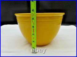 Antique Homer Laughlin Fiesta Ware Yellow Nesting Bowl #5 NO RINGS 1936-1944 Antique Homer Laughlin Fiesta Ware Yellow Nesting Bowl #5 NO RINGS 1936-1944