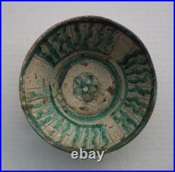Antique Islamic Medieval Central Asia Bamiyan Pottery Bowl Khwarezmid Empire
