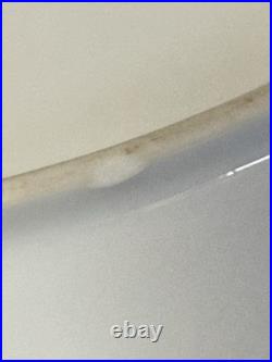 Antique Large Oval Serving Platter Raised Gold Gilt Bavarian Style 18.25