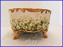 Antique Limoges D&c France Porcelain Footed Bowl D 9