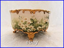 Antique Limoges D&c France Porcelain Footed Bowl D 9
