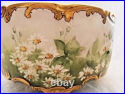Antique Limoges D&c France Porcelain Footed Bowl D 9