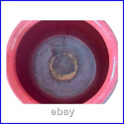 Antique Moorcroft Red Flamminian Ware Decorative Bowl