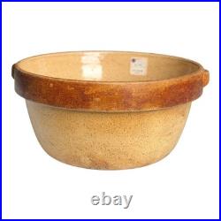 Antique New Health Ware Stoneware Mixing Bowl Crock Martha Stewart TV Prop