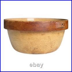 Antique New Health Ware Stoneware Mixing Bowl Crock Martha Stewart TV Prop