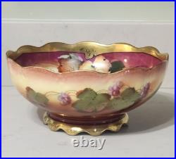Antique Pickard Limoges Center Bowl TV France