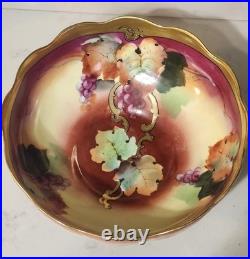 Antique Pickard Limoges Center Bowl TV France