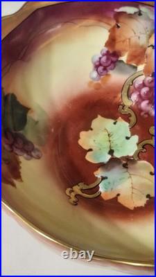 Antique Pickard Limoges Center Bowl TV France