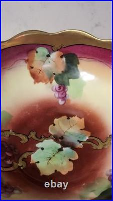 Antique Pickard Limoges Center Bowl TV France