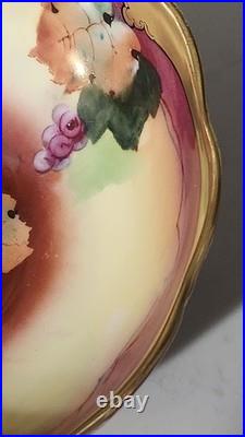 Antique Pickard Limoges Center Bowl TV France