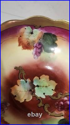 Antique Pickard Limoges Center Bowl TV France