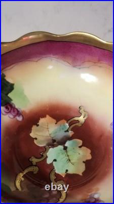 Antique Pickard Limoges Center Bowl TV France