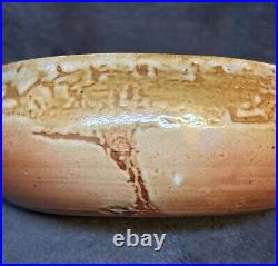 Antique Pottery Bowl 7.25D