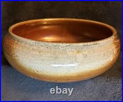 Antique Pottery Bowl 7.25D