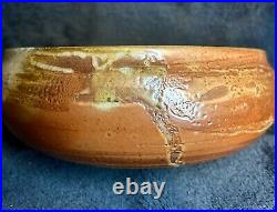 Antique Pottery Bowl 7.25D