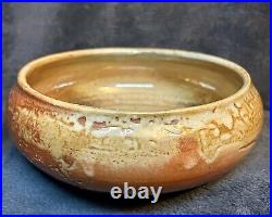 Antique Pottery Bowl 7.25D