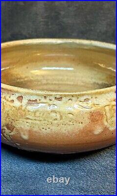 Antique Pottery Bowl 7.25D