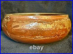 Antique Pottery Bowl 7.25D