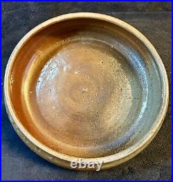 Antique Pottery Bowl 7.25D