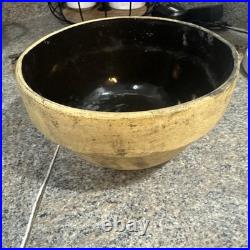 Antique Progressive Pottery Co. Pure Flint Bowl with Handle Roseville Ohio c. 1900