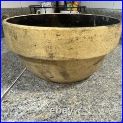 Antique Progressive Pottery Co. Pure Flint Bowl with Handle Roseville Ohio c. 1900