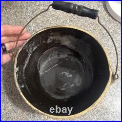 Antique Progressive Pottery Co. Pure Flint Bowl with Handle Roseville Ohio c. 1900