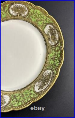 Antique Rare Old Noritake Art Nouveau Gold Gilt Berry Bowl & Saucer C. 1891-1915