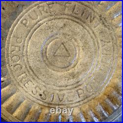 Antique Roseville's Progressive Pottery Co. Pure Flint Bowl 1900 /04 RARE 7 VTG