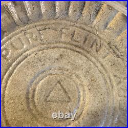 Antique Roseville's Progressive Pottery Co. Pure Flint Bowl 1900 /04 RARE 7 VTG