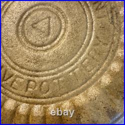 Antique Roseville's Progressive Pottery Co. Pure Flint Bowl 1900 /04 RARE 7 VTG