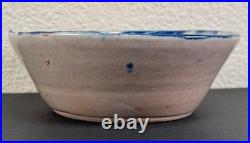 Antique Spanish Fajalauza Ceramic Bowl Glazed Faience 19th C. Faience Lebrillo