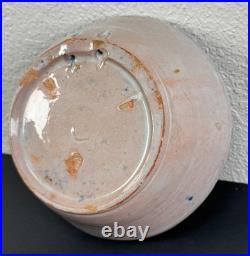 Antique Spanish Fajalauza Ceramic Bowl Glazed Faience 19th C. Faience Lebrillo