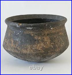 Antique Turkish Terracotta Bowl Vintage Pottery Clay Pot