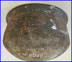 Antique Turkish Terracotta Bowl Vintage Pottery Clay Pot