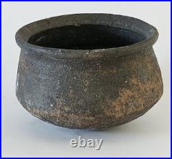 Antique Turkish Terracotta Bowl Vintage Pottery Clay Pot