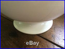 Antique Vintage Footed Ironstone Punch Fruit Dough Bowl The Crown Pottery Co