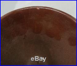 Antique Vintage Polia Pillin MCM Art Pottery Bowl HOrses Chip As Is