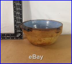 Antique Vintage Progressive Pottery Co. Bowl with Wooden Handle