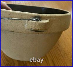 Antique Vintage RARE Stoneware Bowl with Indian Chief National Pottery Company