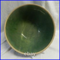 Antique/ Vintage USA 178 Draped Design Hand Crafted Pottery 10 1/2 Mixing Bowl